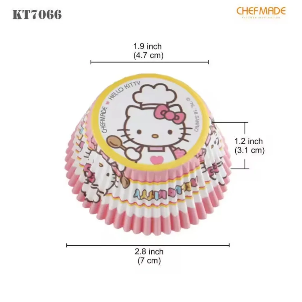 Hello Kitty Officially Licensed Cupcake Liners & Silicone Baking Pan Set
